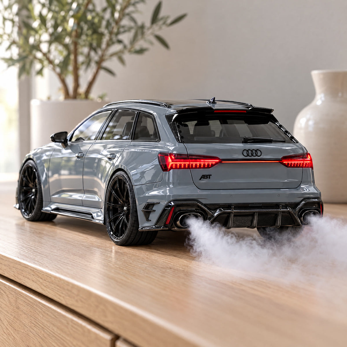 MistGarage Audi RS6 ABT mit Nebel